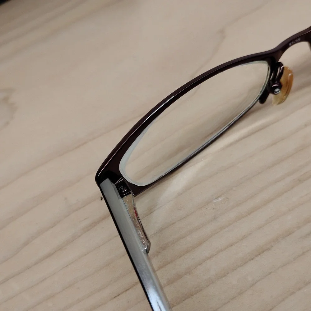 Chelsea Morgan‎ CM823 BR Eyeglasses Frames Brown Gray Rectangular 51-16-130